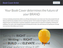 Tablet Screenshot of bookcoverartist.com